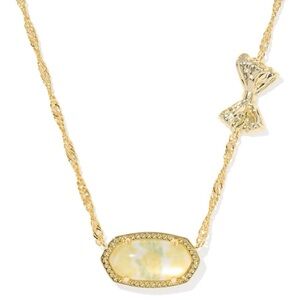 Loveshackfancy x Kendra Scott yellow floral necklace new with pouch